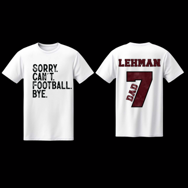 Adair's Cozy Creations Custom Name & Number Shirt