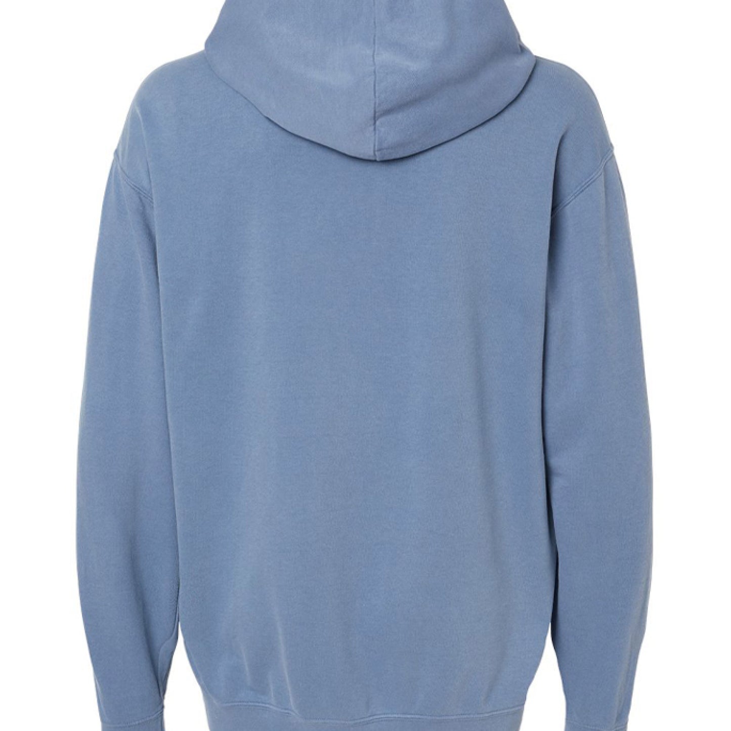 Adairs Cozy Creations light blue hoodie back view showing relaxed fit and soft fleece fabric cute ghost sweatshirt