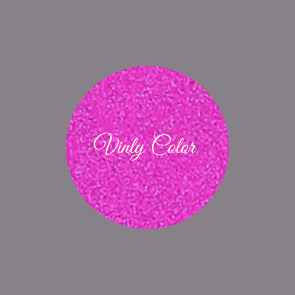 Pink glitter vinyl color sample circle for Daddy's Girl car decal by Made By Ally Adair